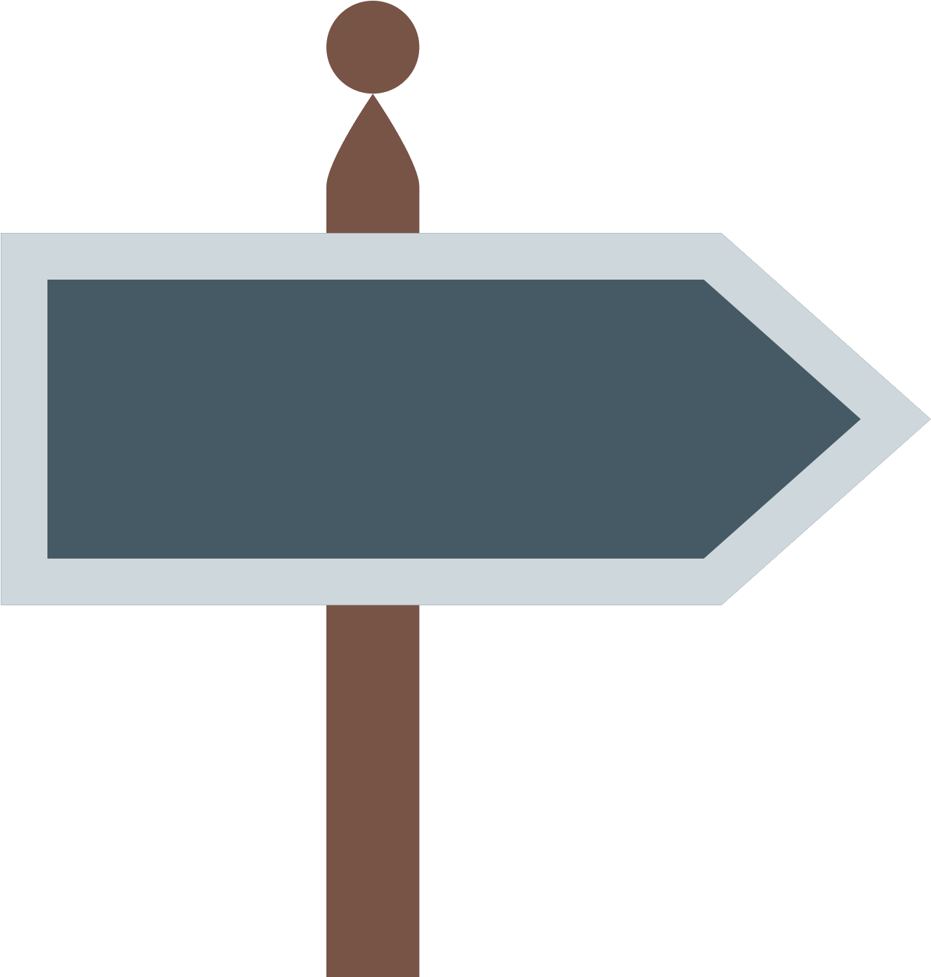 Signpost Icon - Icon (1600x1600), Png Download