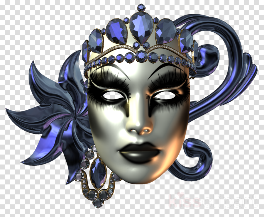 Beautiful Mask Png Clipart Mask Clip Art - Transparent Background Png Masks (900x740), Png Download