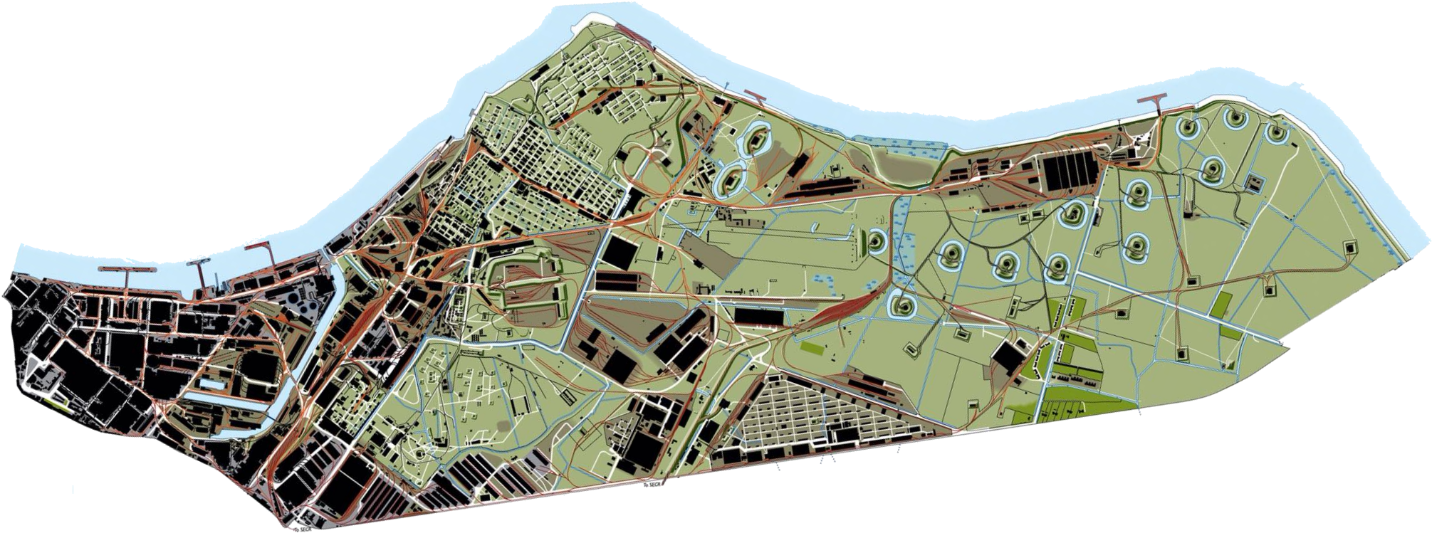 Royal Arsenal Illustration - Royal Arsenal Map (2016x769), Png Download