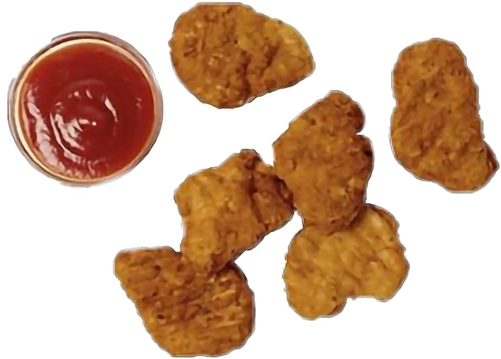 Report Abuse - Chicken Nuggets 6 Piece (716x514), Png Download