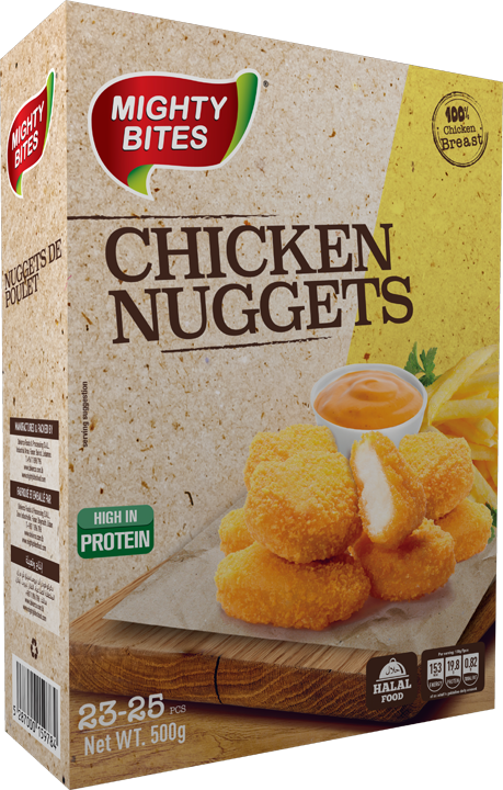 Chicken Nuggets 23-25 Pcs - Mighty Bites (459x720), Png Download