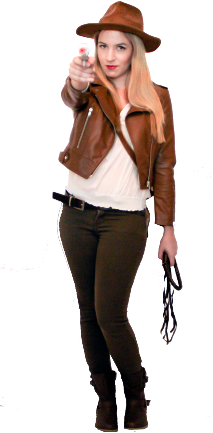 Indiana Jones - Girl (683x1024), Png Download