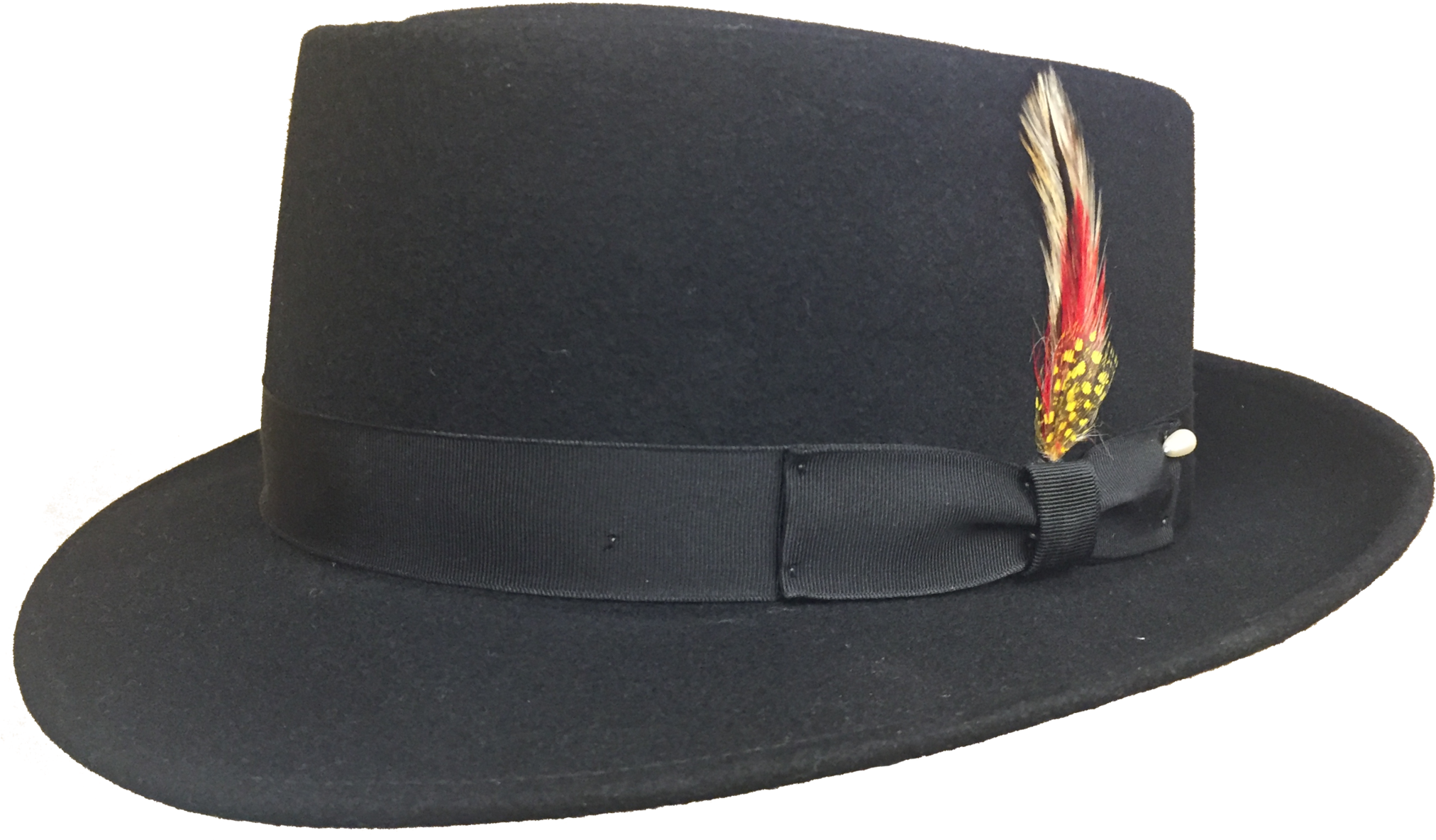 Capas Porkpie Black V=1502204748 - Fedora (2048x1212), Png Download