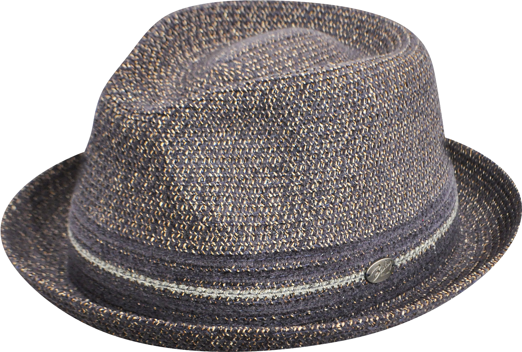 Bailey Vito Navy Mix Left Transparent V=1503936378 - Bailey Of Hollywood Male Mens Vito Braided Trilby (1796x1228), Png Download
