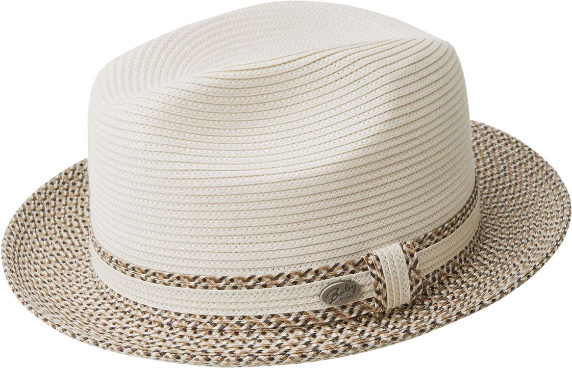 Bailey Mannesroe Left Ivory-adobe Transparent V=1502204675 - Bailey Mannesroe - Straw Fedora Hat - 81695-bc982-xxl (1176x759), Png Download