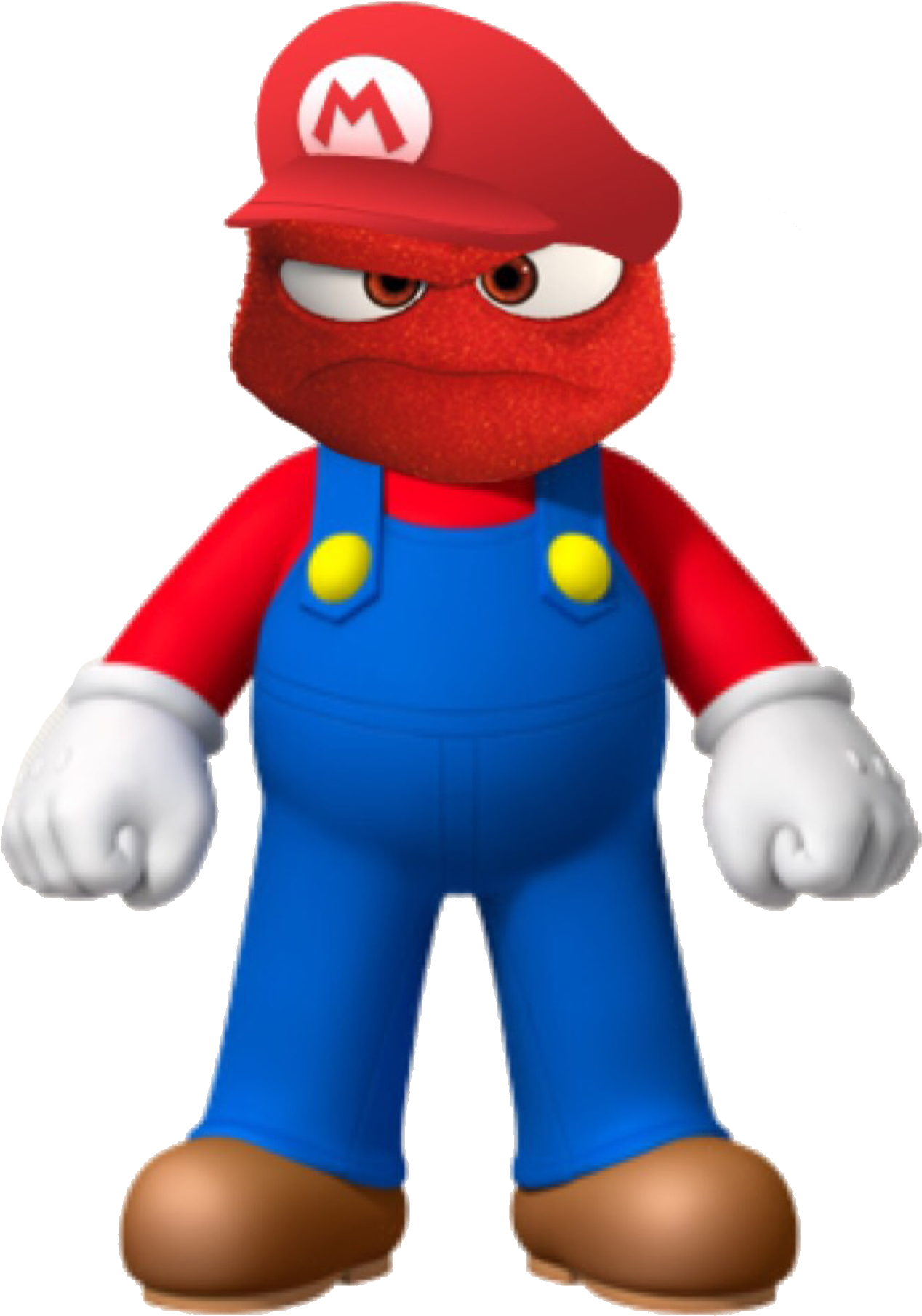 Download Mario's Anger Kind Of Overalls Does Mario Wear Full Size