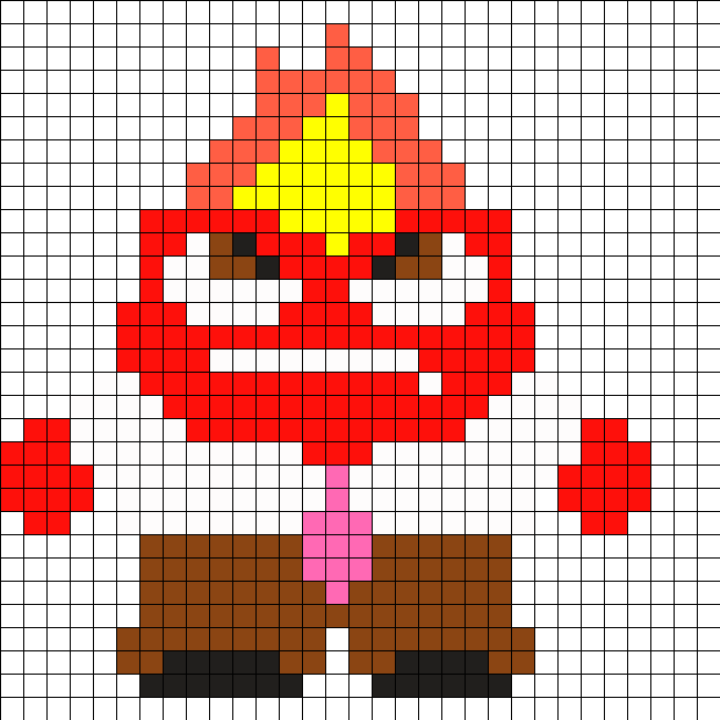 Anger From Inside Out By Nicky On Kandi Patterns Billes - Central City Brewing Co Ltd (651x651), Png Download