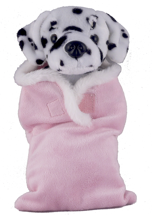 Bear With Me Plush Dalmatian 8" With Personalized Blue - Dalmatian (500x709), Png Download