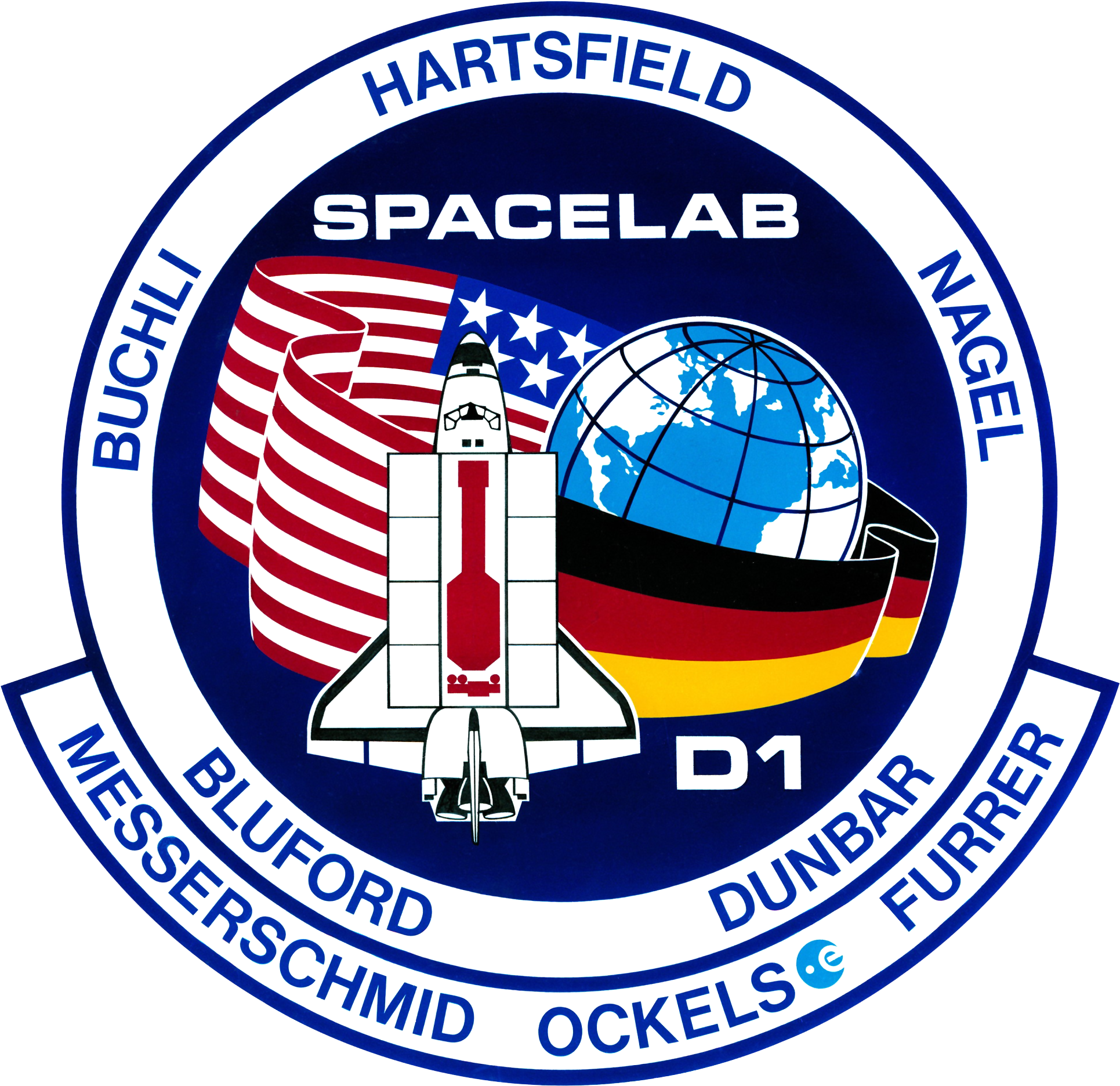 Sts 61 A Patch - Sts 41 D (1950x1890), Png Download