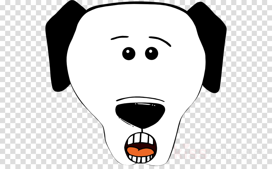 Clip Art Clipart Border Collie Dalmatian Dog Clip Art - Dog Foot Clipart Png Black And White (900x560), Png Download