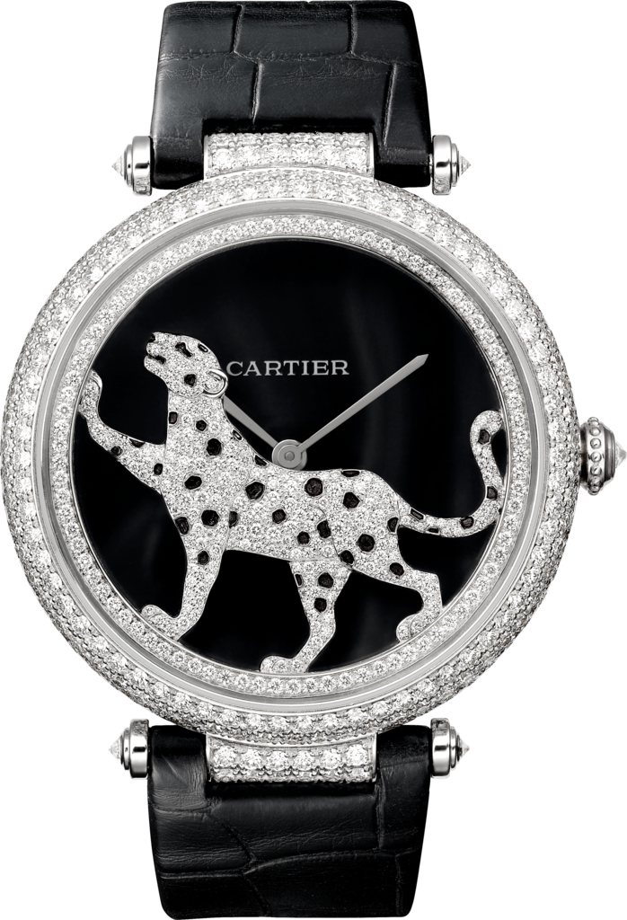 Promenade D'une Panthère Watch - Cartier Watch (698x1024), Png Download