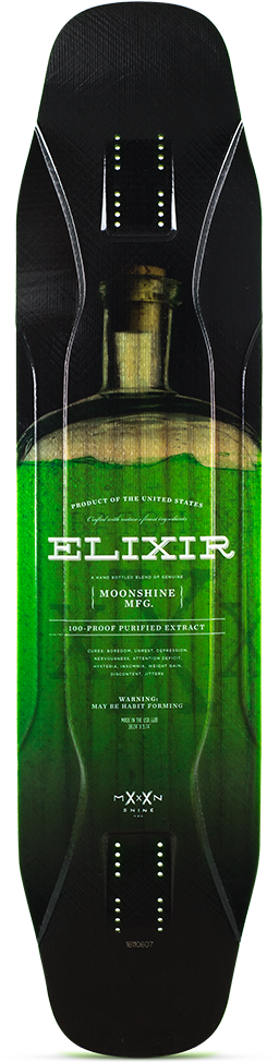 Moonshine Elixer Deck - Moonshine Mfg Elixir Complete Longboard Skateboard (918x1000), Png Download