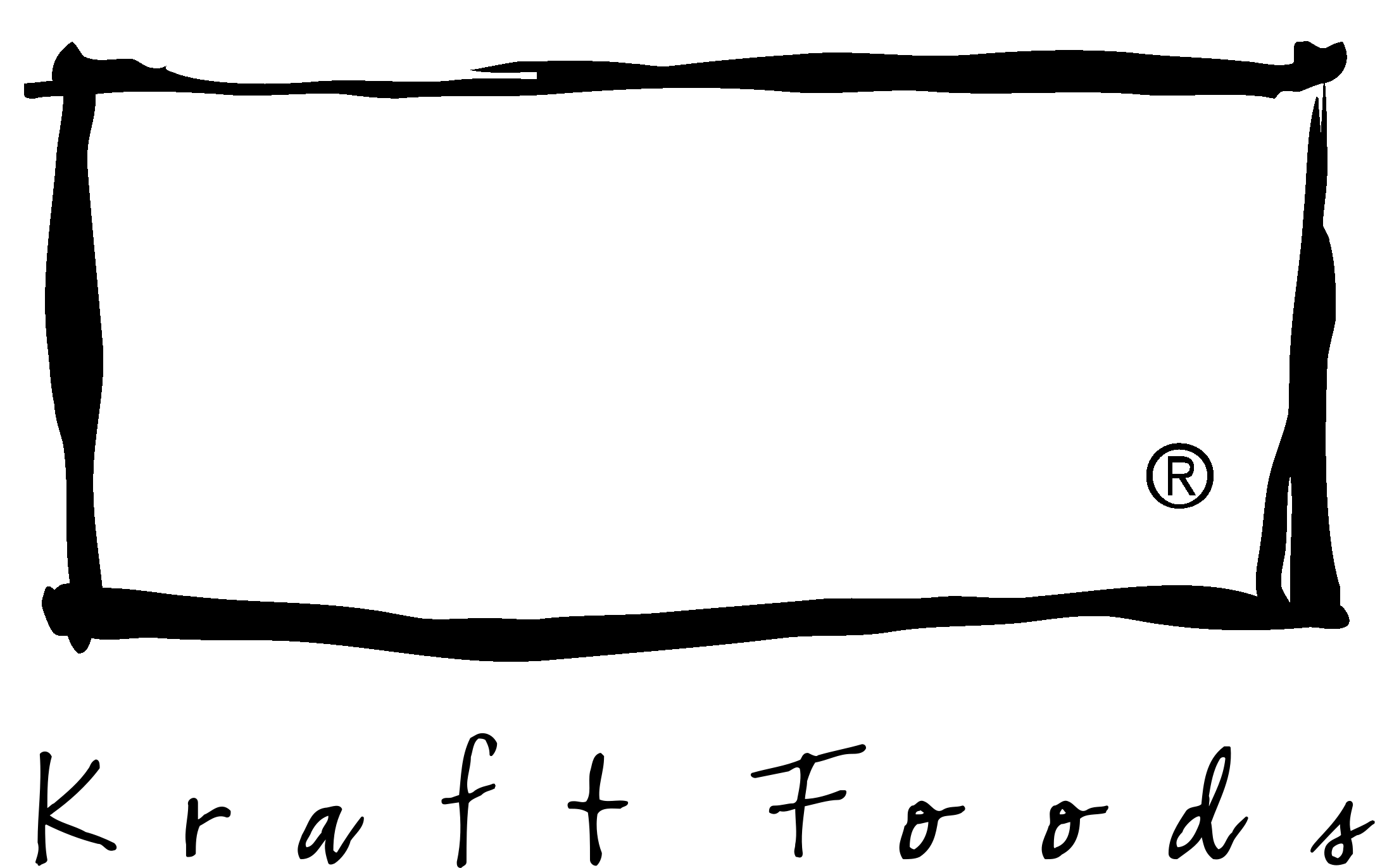 Kraft Logo Black And White - Logo (2400x2400), Png Download