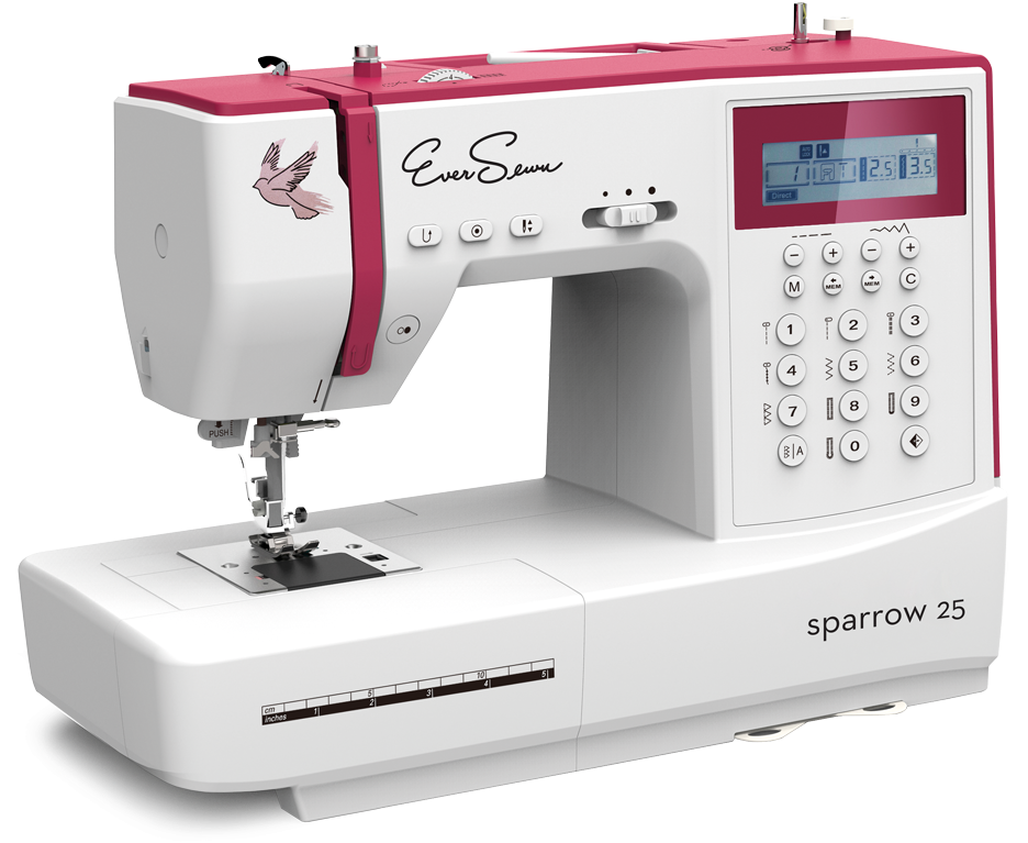 Sewing Machines - Eversewn Sparrow 25 & Jr. Sew Steady Table Bundle (1000x824), Png Download