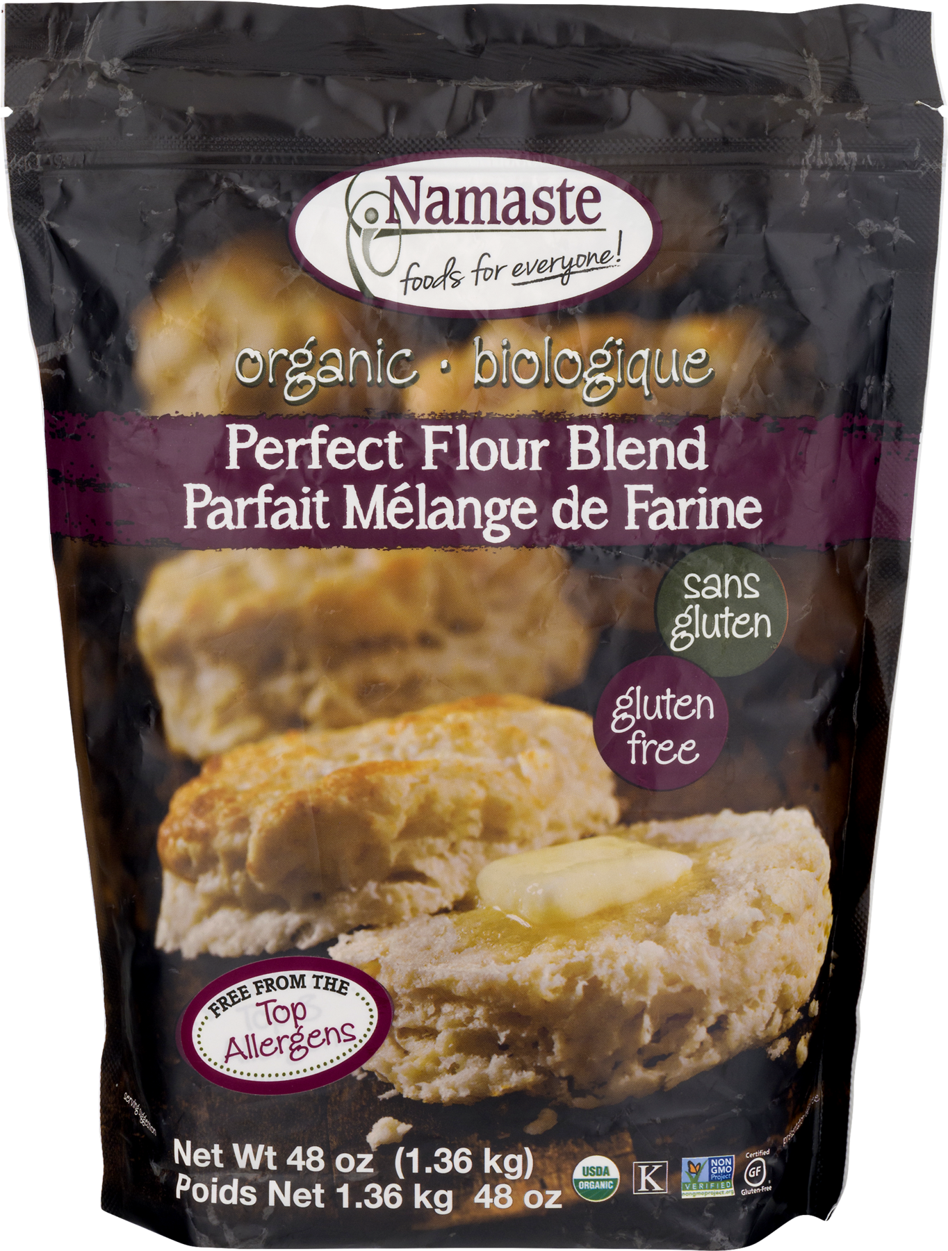 Namaste Foods - Organic Perfect Flour Blend - 48 Oz. (1800x1800), Png Download