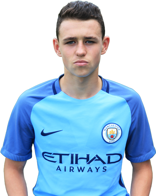 Manchester City U18s Phil Foden Profile - Manchester City 21 David Silva 100% Original Jersey (740x740), Png Download