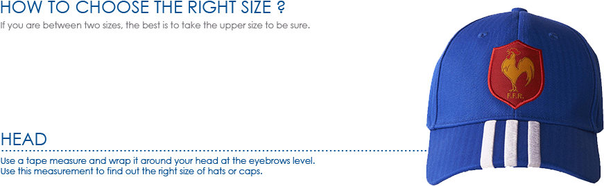 Size Guide - Caps - Ffr - Clothing Sizes (973x359), Png Download