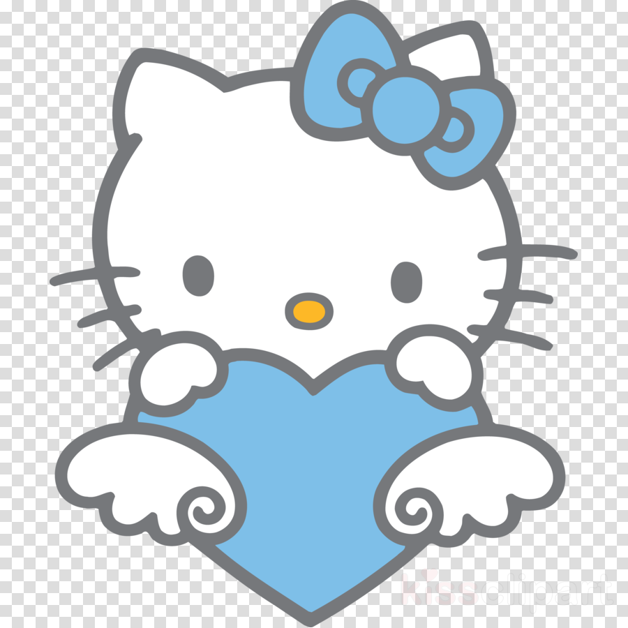 Girl Birthday Invitation Card Hello Kitty Clipart Greeting (900x900), Png Download