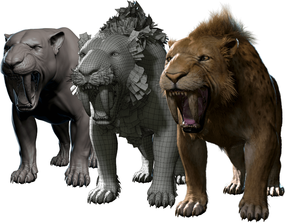 Art Creation - Masai Lion (923x720), Png Download