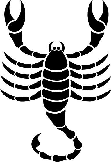 Scorpio Png - Scorpio Zodiac Sign Symbol (626x626), Png Download