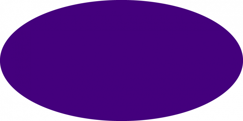 Oval Clipart - Purple - Circle Violet Png (800x400), Png Download
