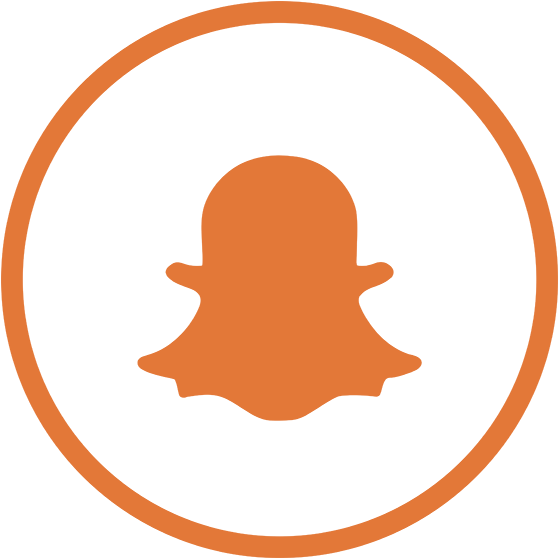 Snapchat Logo Add Us Via Mobile To See Slices Of Campus - Black Snapchat Ghost Png (600x600), Png Download