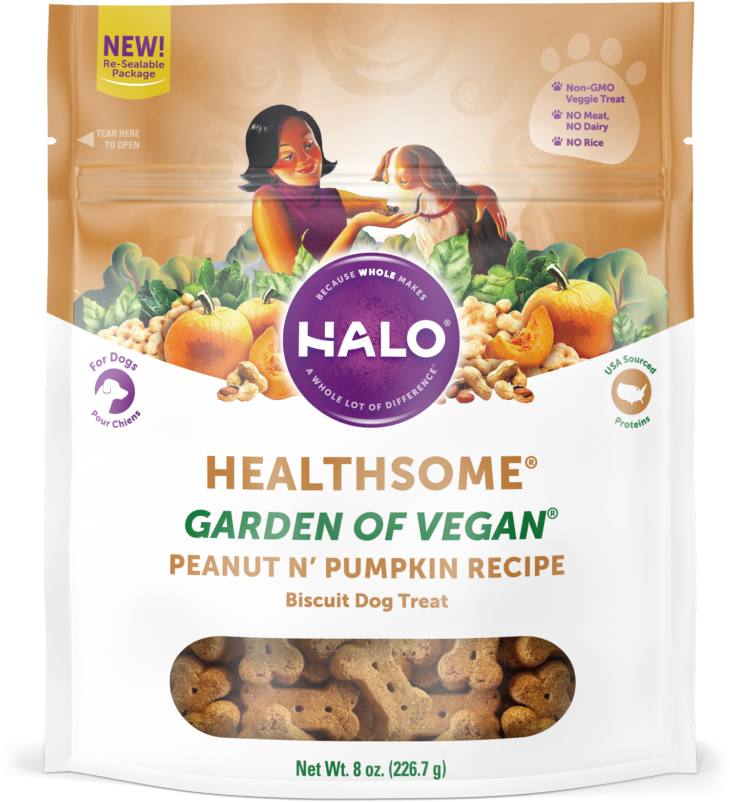 Halo Healthsome Vegan With Peanut 'n Pumpkin Flavored - Halo Spot's Stew Healthy Weight Recipe For Cats Salmon (750x1000), Png Download