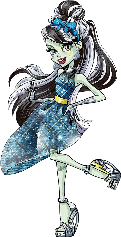 Monster High By Airi - Welcome To Monster High Frankie Stein (420x810), Png Download