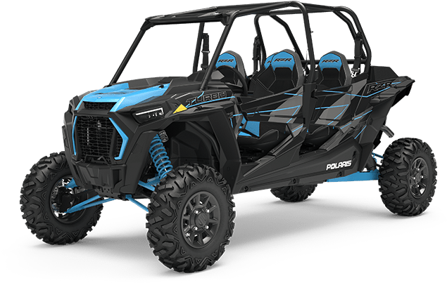Rzr Xp 4 Turbo Eps Titanium Metallic - Rzr 1000 Turbo S 4 Seater (768x432), Png Download
