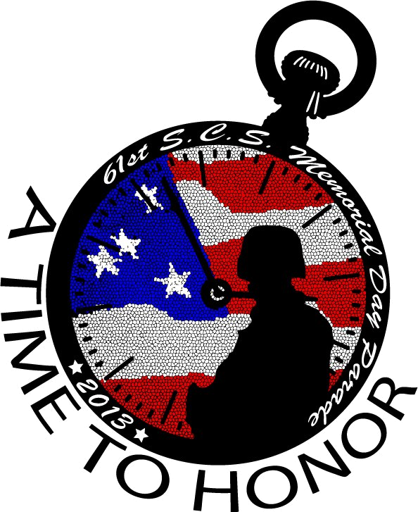 Memorial Day Parade - Emblem (594x727), Png Download