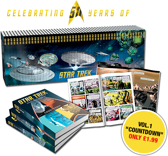 Subscribe Now Australian Customer Click Here - Star Trek Graphic Novel Collection 50 Years (800x670), Png Download