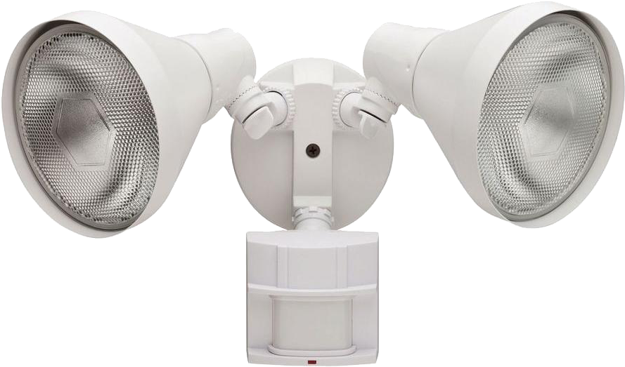 Deal - Defiant 110 White Motion Sensing Outdoor Security Light (931x913), Png Download