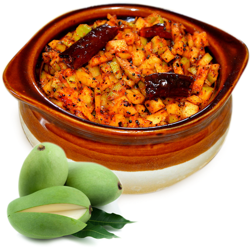 Home-made Mango Pickle - Instant Mango Pickle (600x756), Png Download