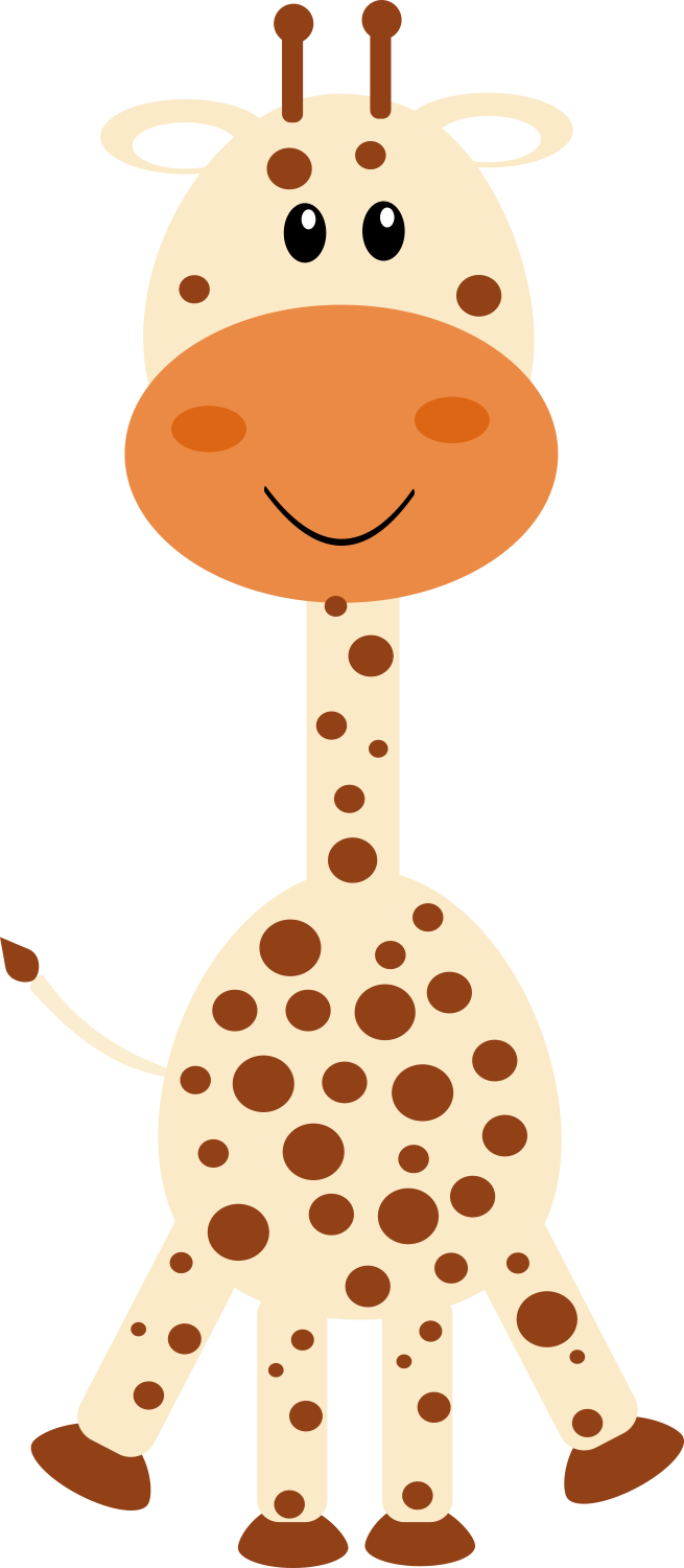 ○••°‿✿⁀ Giraffes ‿✿⁀°••○ - Jirafa Celeste (655x1500), Png Download