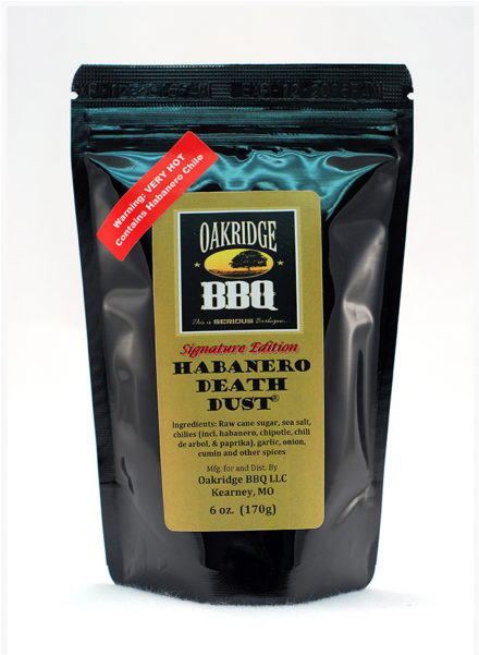 Oakridge Signature Edition Habanero Death Dust, 170gr - Oakridge Bbq 'habanero Death Dust' Rub (940x600), Png Download
