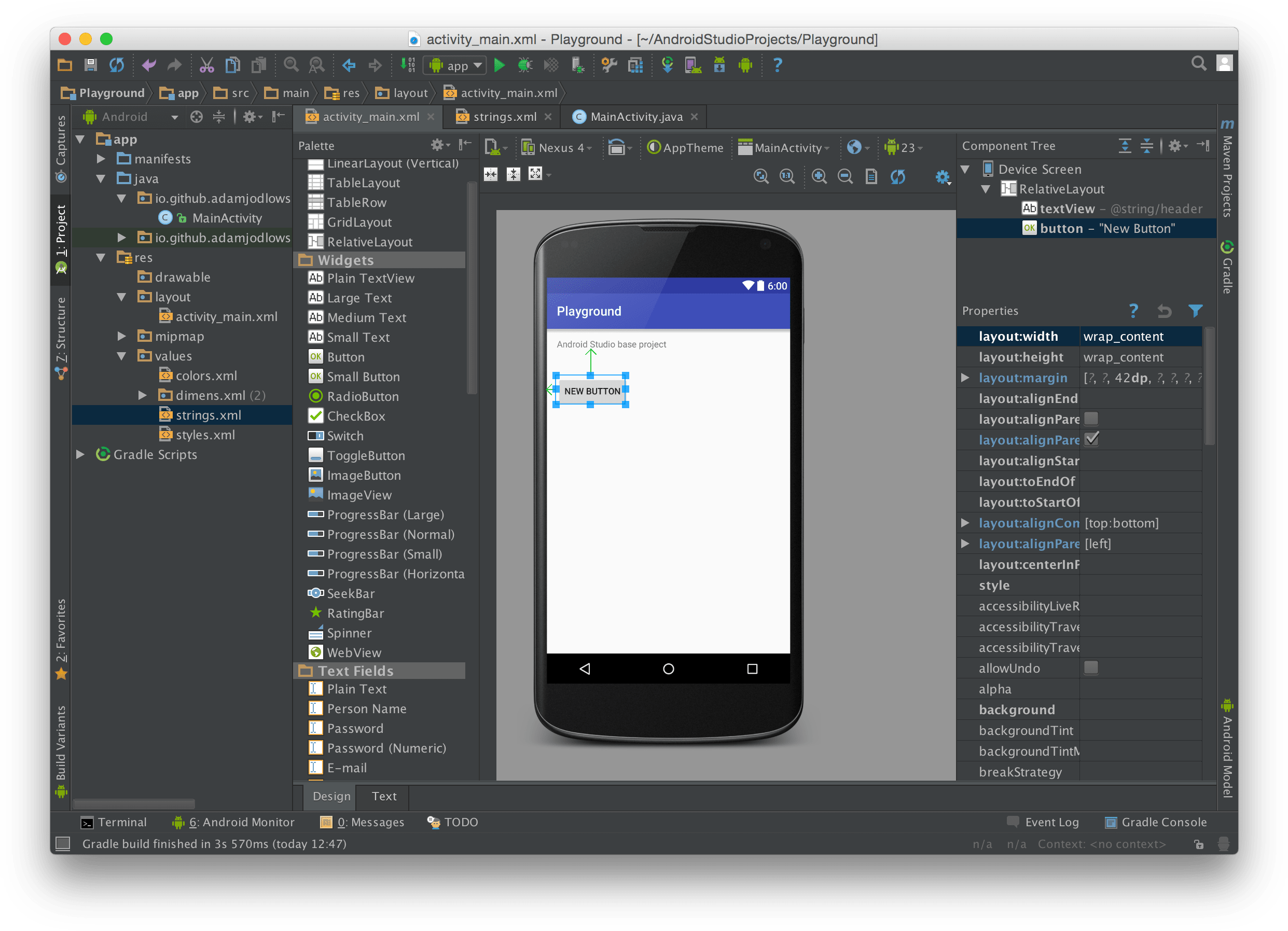 From The Properties Section On The Right-hand Side, - 안드로이드 스튜디오 한글 깨짐 (2514x1818), Png Download