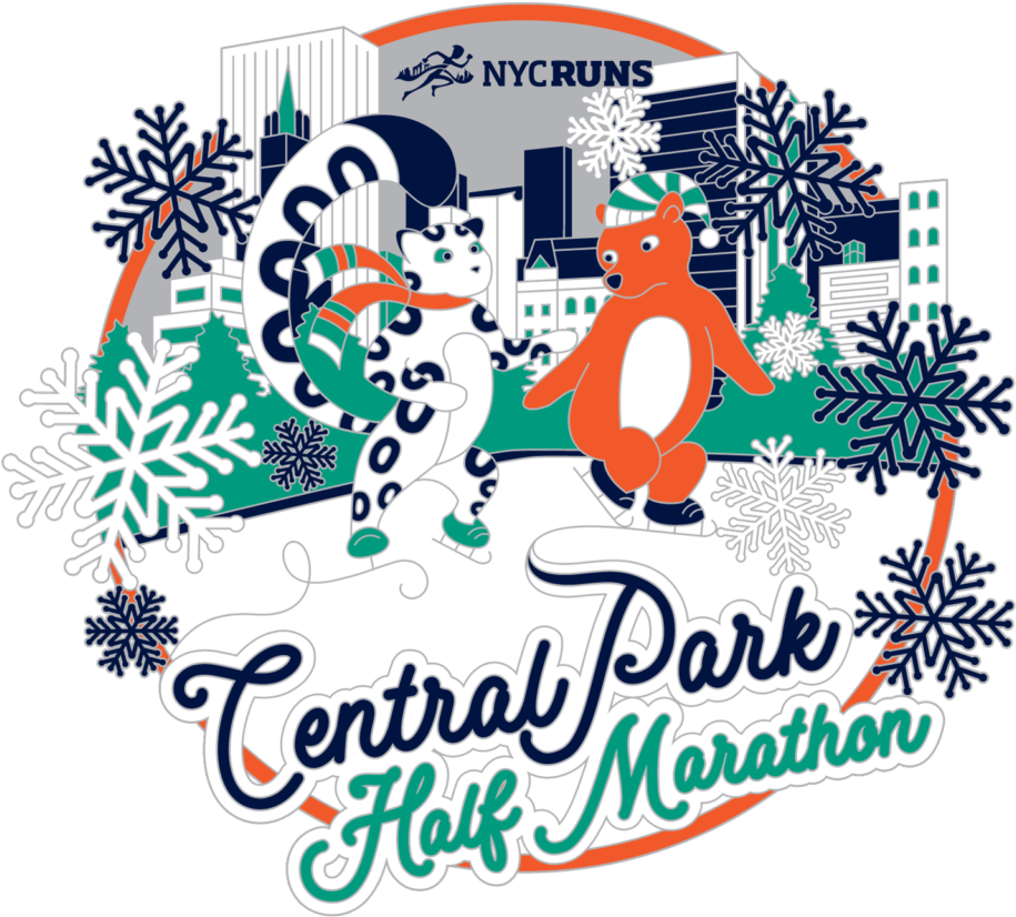 Nycruns Central Park Half Marathon - Central Park Half Marathon 2018 (1024x1024), Png Download
