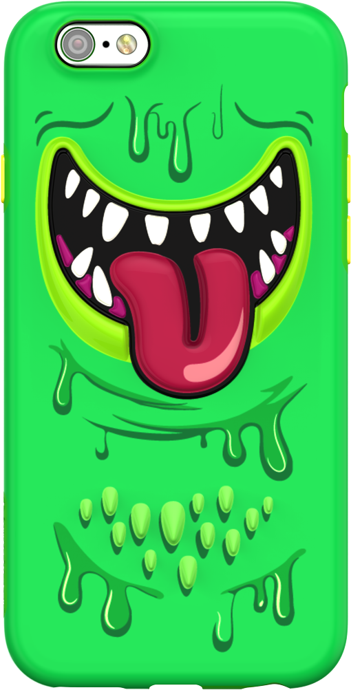 Monsters Boasts New Protection That Includes A Pet - Switcheasy Monsters Iphone 6s Back Case (green) (1200x1200), Png Download