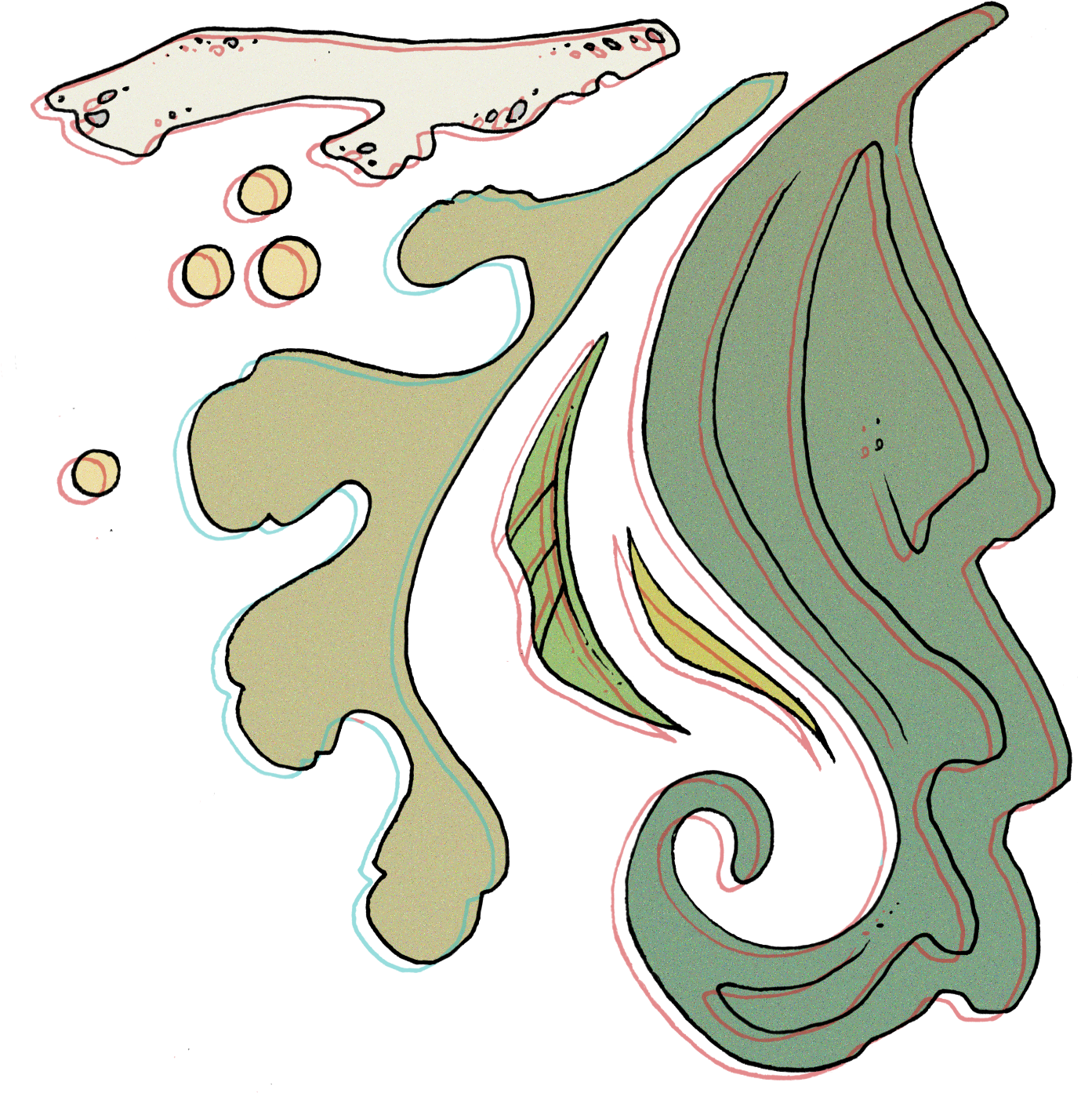 Download Orrian Seaweed From Gw2 Illustration Full Size PNG Image