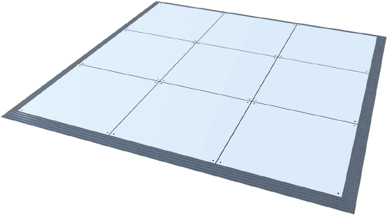 Raised Floor - White Timber - Raised Floor (567x567), Png Download