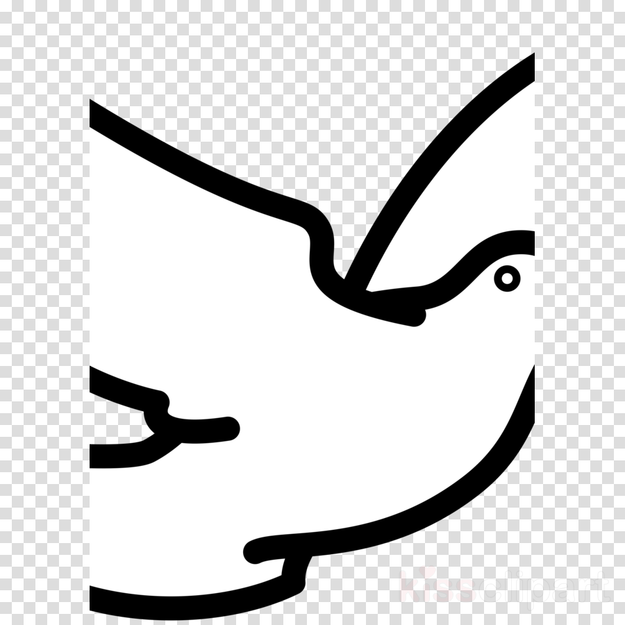 Dove Png Clipart Pigeons And Doves Clip Art - Birds Flying Simple Drawing (900x900), Png Download