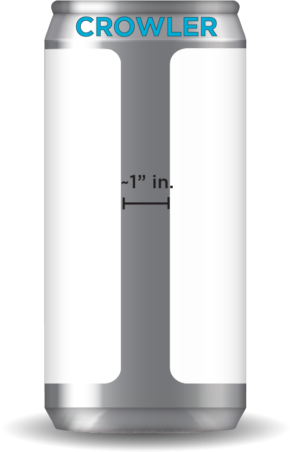 Crowler Label Size - Caffeinated Drink (964x942), Png Download