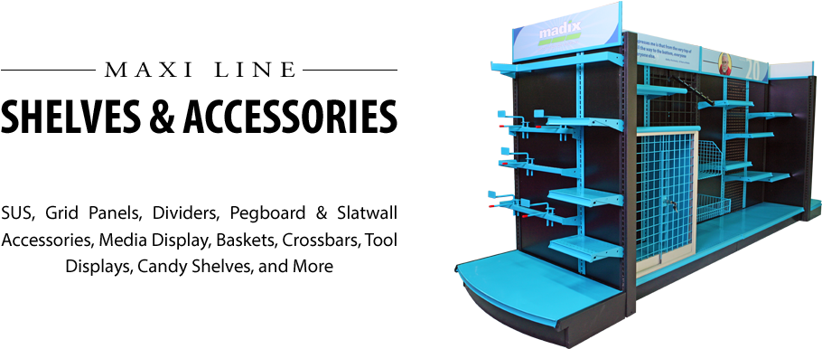 Https - //www - Madixinc - Com/images/products/maxi - Shelf (980x400), Png Download