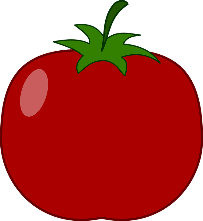 Illustration, Food, Round, Icon, Tomato, Tomatoes - Tomato (663x720), Png Download