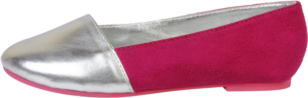 Girls Casual Slipon Ballerina Shoe - Ballet Flat (640x960), Png Download