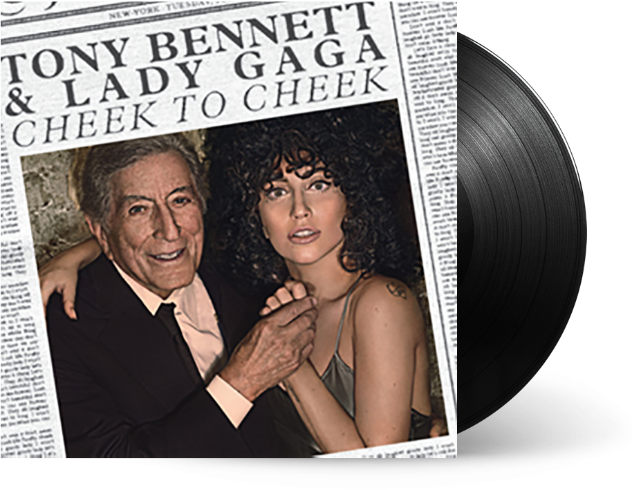 Cheek To Cheek Lp Vinyl Lady Gaga Official Shop - Tony Bennett Cheek To Cheek (1000x1000), Png Download