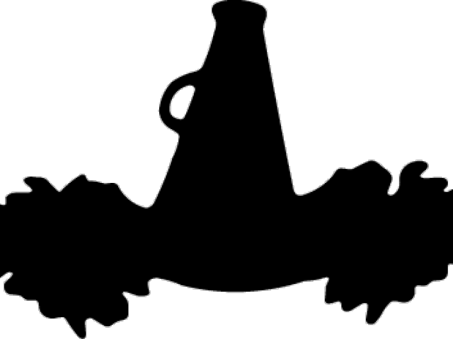 Megaphone And Pom Pom Clipart (640x480), Png Download