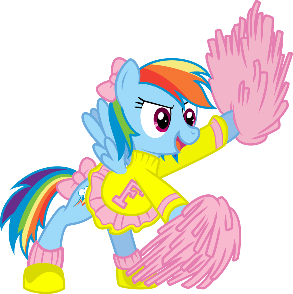 Absurd Res Artist Yetioner Bow Cheerleader - Fluttershy Cheerleader (1021x1024), Png Download