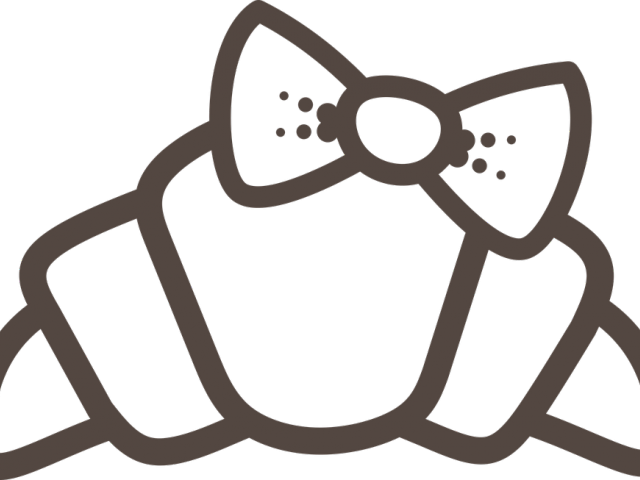 Bow Tie Clipart Fancy - Clipart Croissant Png (640x480), Png Download