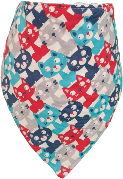Meow Bib - Pack De 4 Articles Avec Coffret Cadeau Pour Bébé - (701x1024), Png Download
